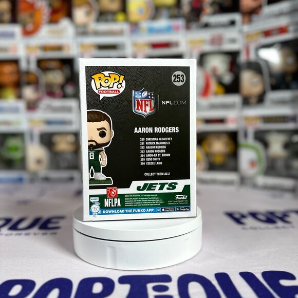 NFL New York Jets Aaron Rodgers Funko Pop! Vinyl Figure #253 - Picture 3 of 6